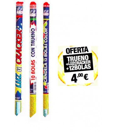 Oferta pack 3 candelas