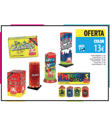 Oferta Fuente Karioca + Montjuic