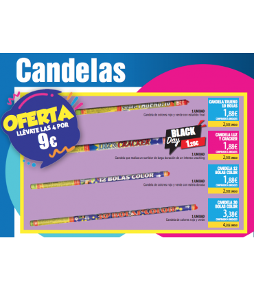 Oferta Pack 4 Candelas